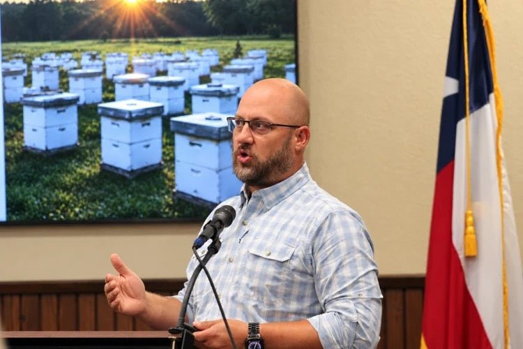 Ten Box Bees Speaks to Cleburne Rotary on Bees, Honey and Ag Exemptions (Cleburne Times-Review) - Ten Box Bees