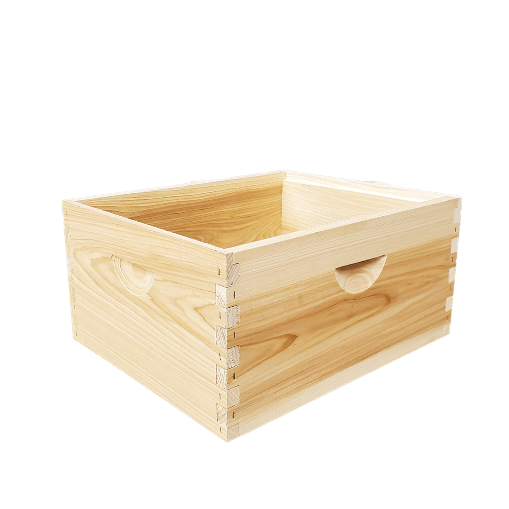 10 - Frame Cypress Deep 9 5/8 - Inch Brood Box Texas Honeybee Ag Exemption Program Fort Worth Ten Box Bees