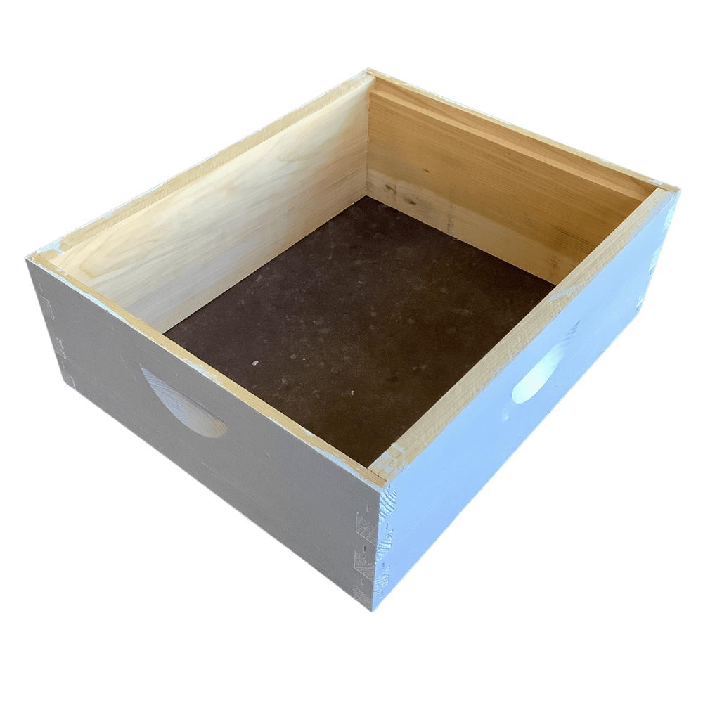 10 - Frame Cypress Medium 6 5/8 - inch Super Box Texas Honeybee Ag Exemption Program Fort Worth Ten Box Bees