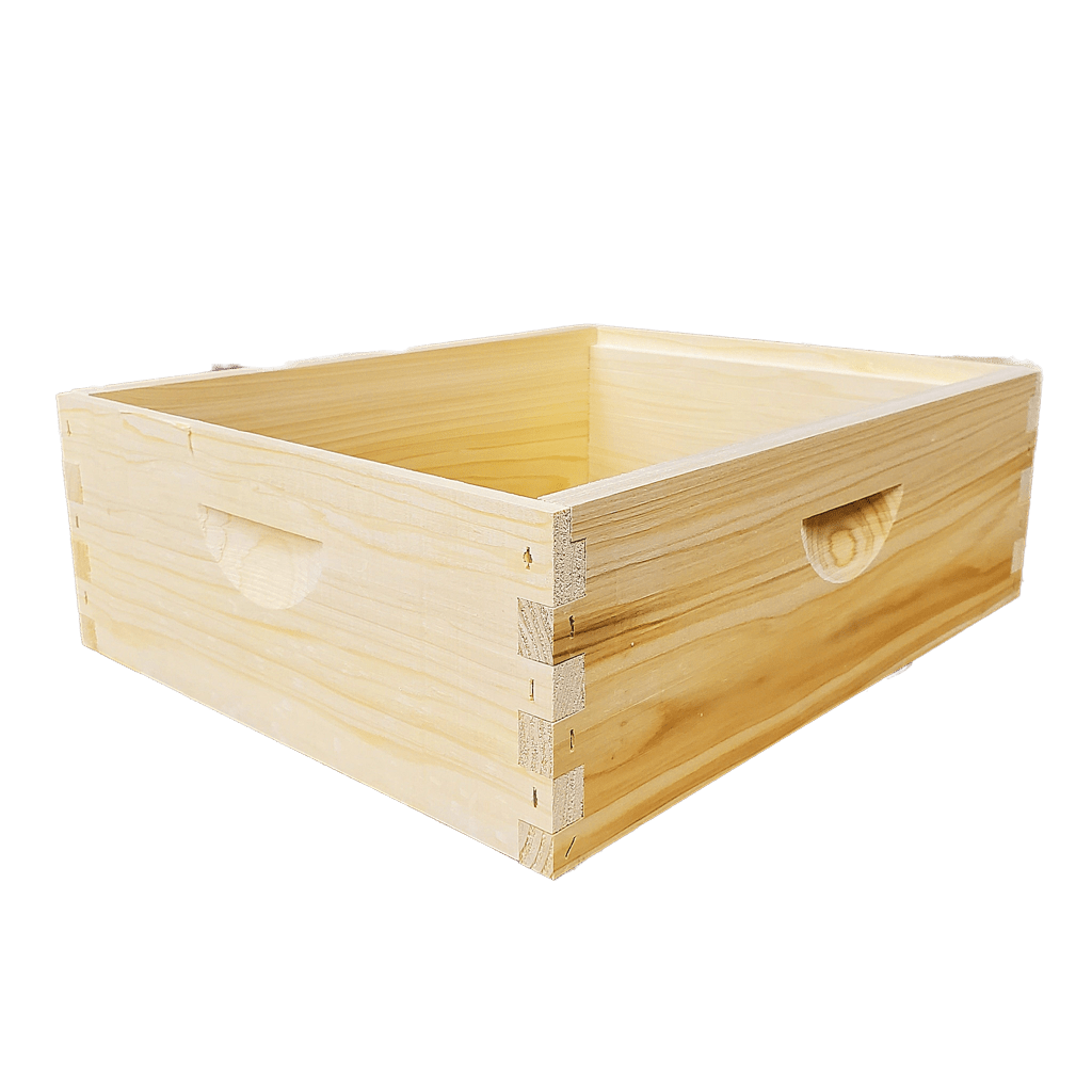 10 - Frame Cypress Medium 6 5/8 - inch Super Box Texas Honeybee Ag Exemption Program Fort Worth Ten Box Bees