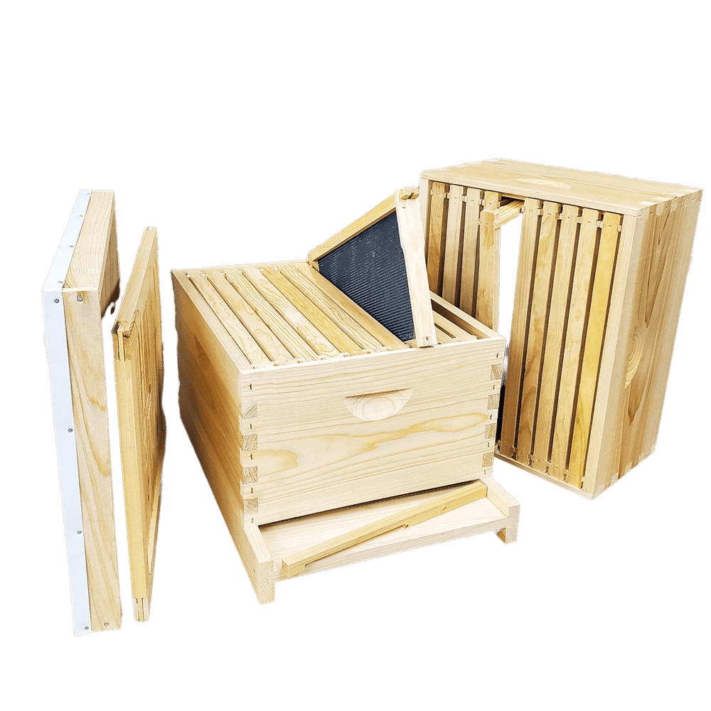 10 - Frame Double Deep Box Hive Kit Texas Honeybee Ag Exemption Program Fort Worth Ten Box Bees