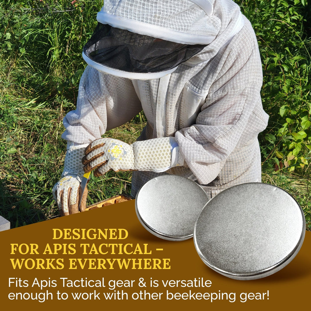 Apis Tactical - Neodymium Magnet Accessory Kit - N52 Small, Circular Magnetic Discs - Strong Magnets 6 Pack Texas Honeybee Ag Exemption Program Fort Worth Ten Box Bees