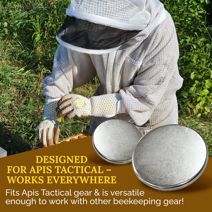 Apis Tactical - Neodymium Magnet Accessory Kit - N52 Small, Circular Magnetic Discs - Strong Magnets 6 Pack Texas Honeybee Ag Exemption Program Fort Worth Ten Box Bees