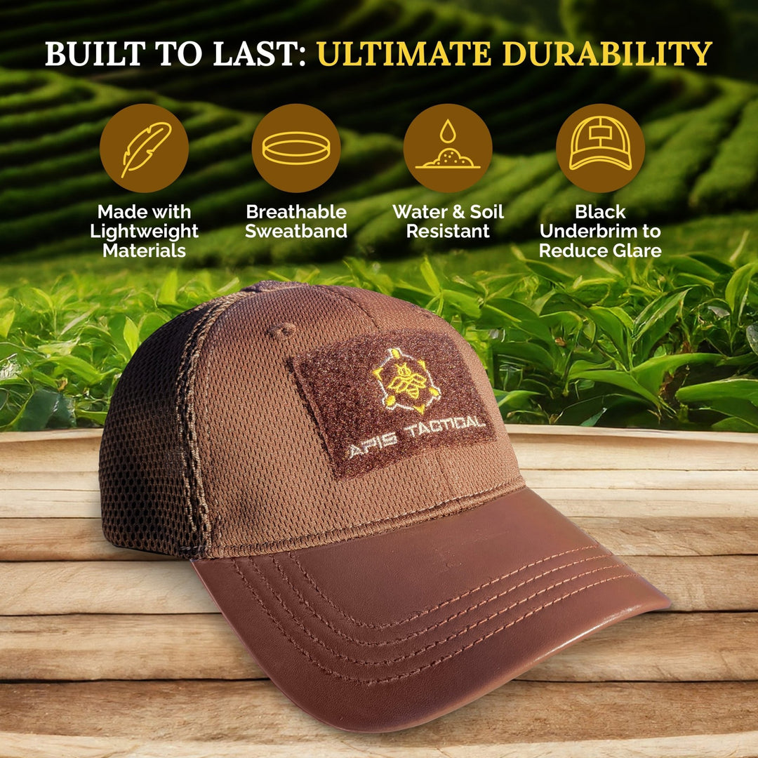 Apis Tactical Performance Tactical Hat - Brown Texas Honeybee Ag Exemption Program Fort Worth Ten Box Bees