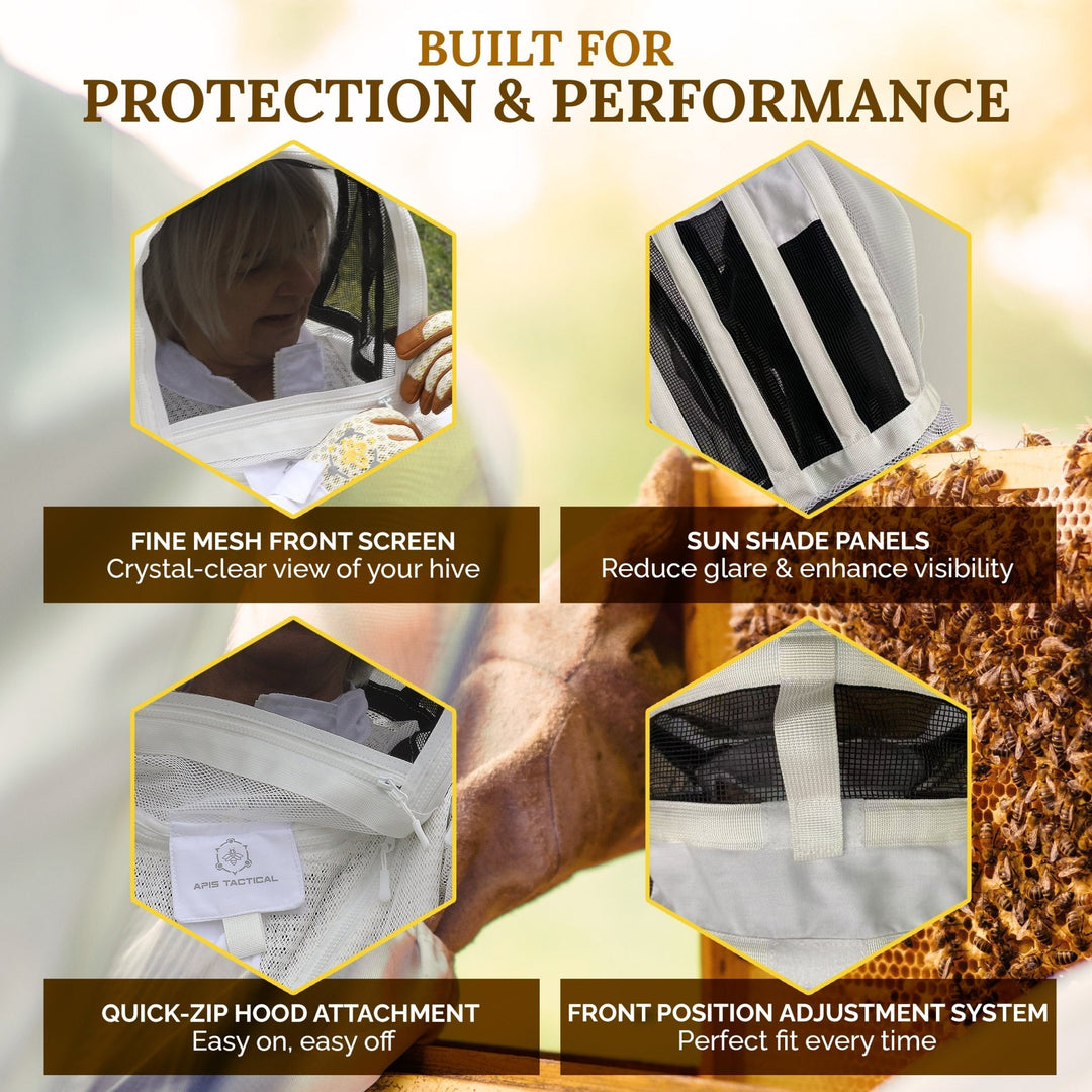 Apis Tactical PRO Beekeeping Fencing Veil Texas Honeybee Ag Exemption Program Fort Worth Ten Box Bees
