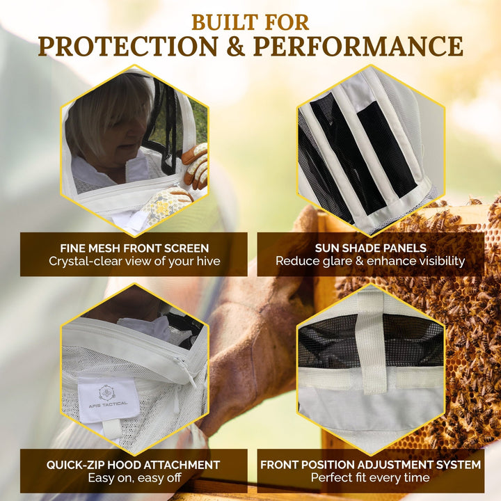 Apis Tactical PRO Beekeeping Fencing Veil Texas Honeybee Ag Exemption Program Fort Worth Ten Box Bees