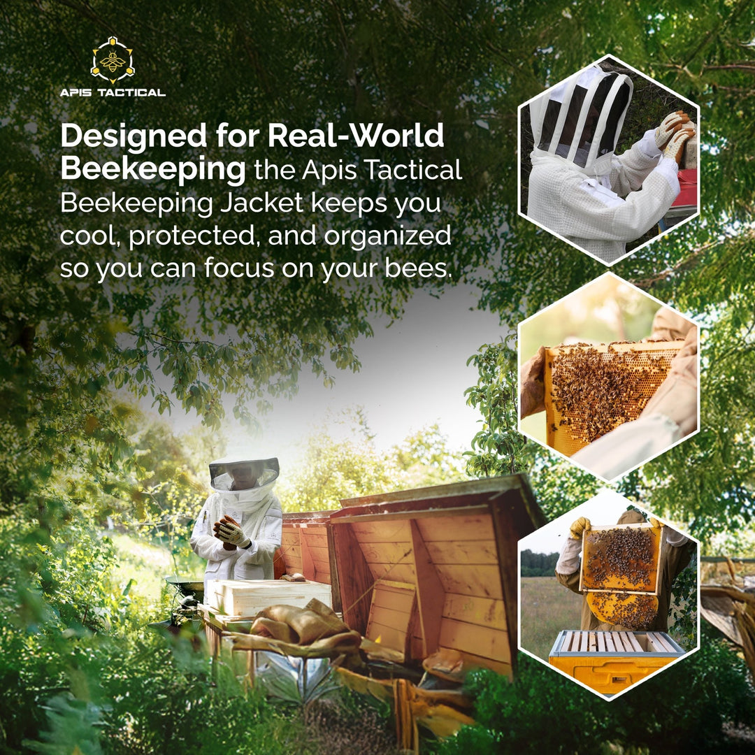 Apis Tactical PRO Ventilated Beekeeping Jacket Texas Honeybee Ag Exemption Program Fort Worth Ten Box Bees