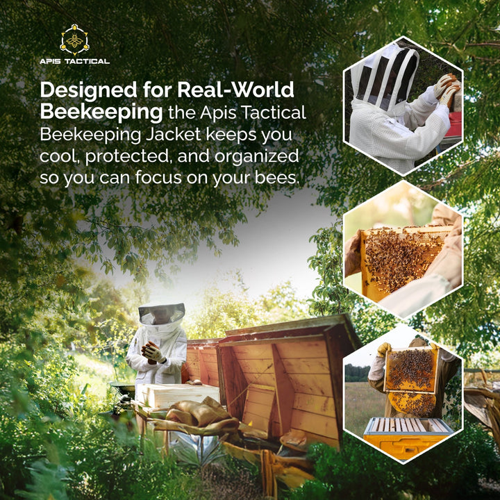 Apis Tactical PRO Ventilated Beekeeping Jacket Texas Honeybee Ag Exemption Program Fort Worth Ten Box Bees