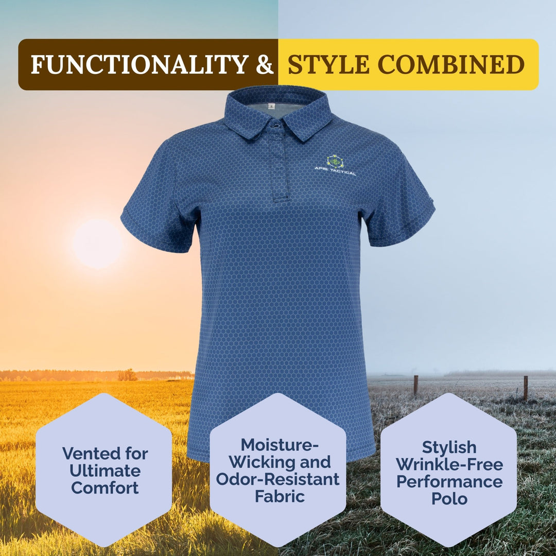 Apis Tactical Womens Polo Shirt Texas Honeybee Ag Exemption Program Fort Worth Ten Box Bees