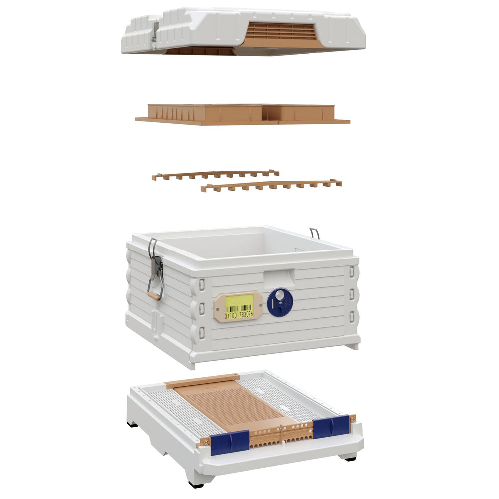 Ergo PLUS White Single Brood Box Beehive Set Texas Honeybee Ag Exemption Program Fort Worth Ten Box Bees