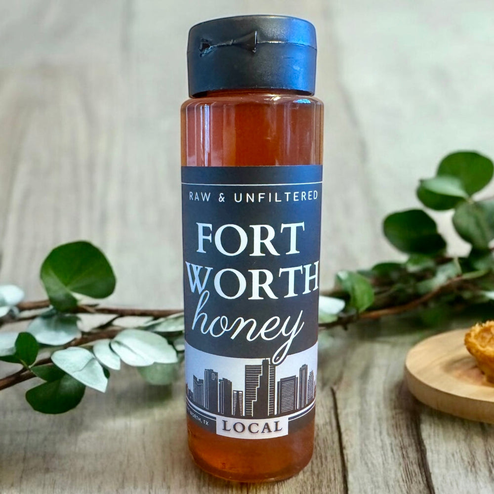 Fort Worth Local Honey Jar Produced in North Texas by Ten Box Bees