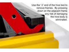 Red Handle J - Hook Bee Hive Tool Texas Honeybee Ag Exemption Program Fort Worth Ten Box Bees