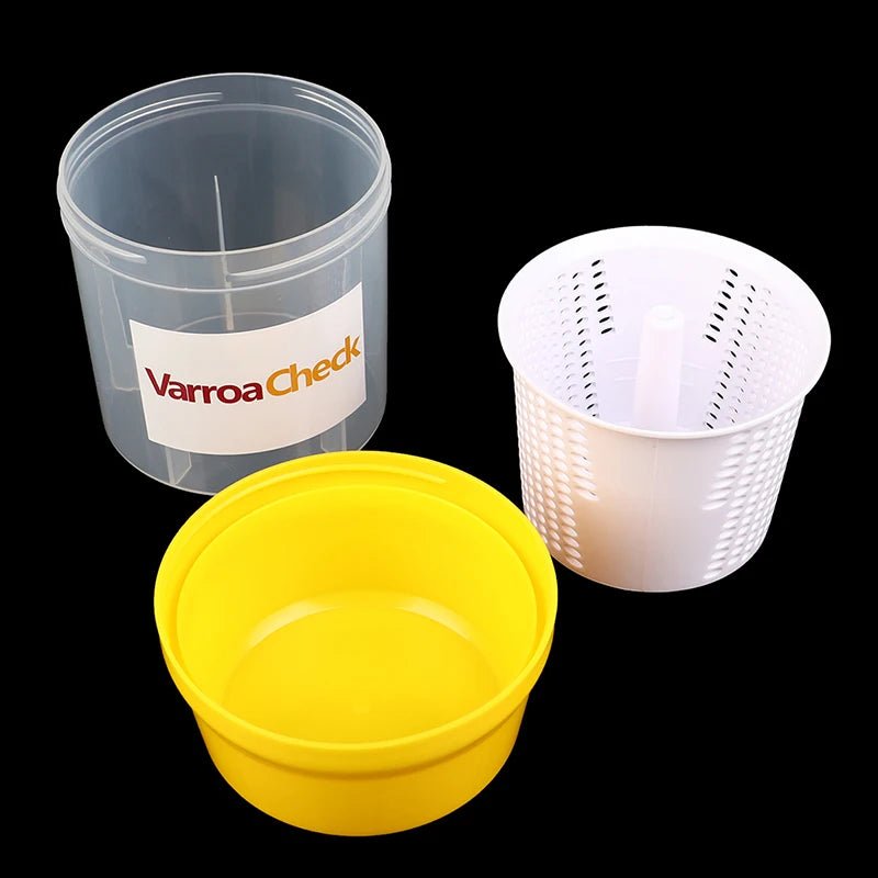 Varroa Mites Check Bottle: Quickly assess Varroa Mite levels in your honey bee colony Texas Honeybee Ag Exemption Program Fort Worth Ten Box Bees